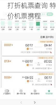 打折机票查询 特价机票携程-第3张图片-欧景旅游网