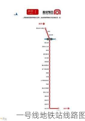 一号线地铁站线路图