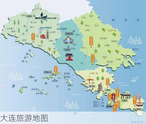 大连旅游地图