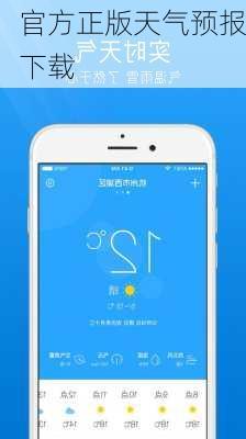 官方正版天气预报下载-第3张图片-欧景旅游网