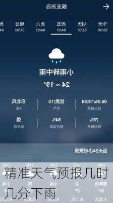 精准天气预报几时几分下雨-第1张图片-欧景旅游网