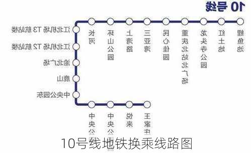 10号线地铁换乘线路图-第2张图片-欧景旅游网