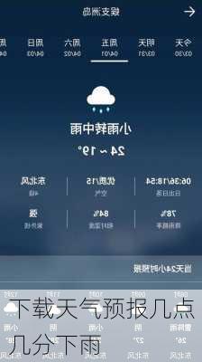 下载天气预报几点几分下雨-第1张图片-欧景旅游网