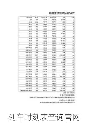 列车时刻表查询官网-第2张图片-欧景旅游网