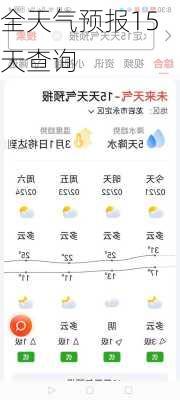 全天气预报15天查询-第1张图片-欧景旅游网