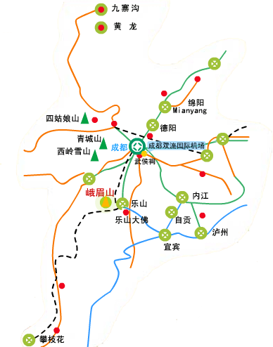 四川峨眉山在哪个市-第2张图片-欧景旅游网