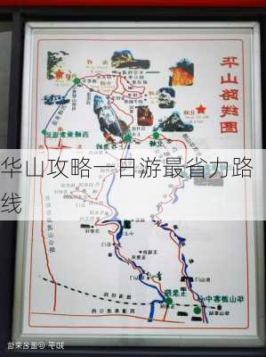 华山攻略一日游最省力路线-第3张图片-欧景旅游网