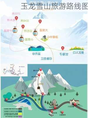 玉龙雪山旅游路线图-第2张图片-欧景旅游网