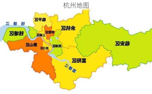 杭州地图-第3张图片-欧景旅游网