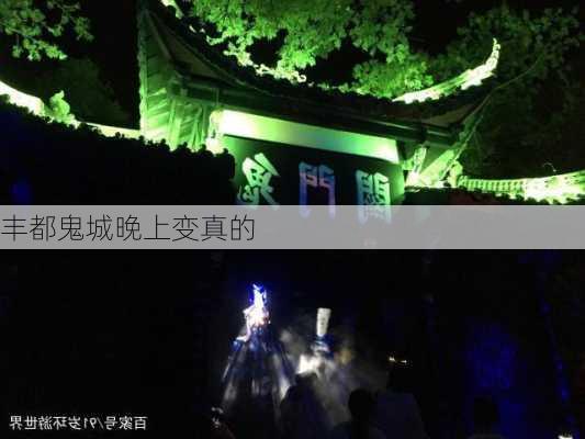 丰都鬼城晚上变真的-第2张图片-欧景旅游网