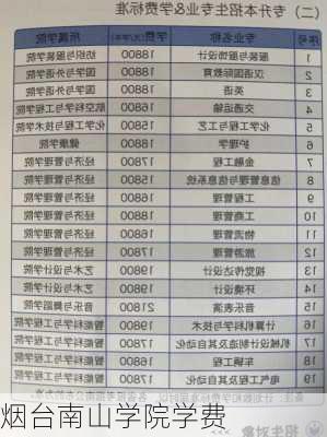 烟台南山学院学费-第1张图片-欧景旅游网