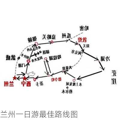 兰州一日游最佳路线图-第1张图片-欧景旅游网