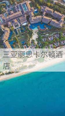 三亚丽思卡尔顿酒店-第3张图片-欧景旅游网