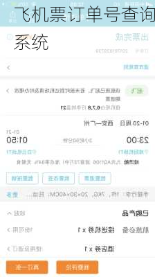 飞机票订单号查询系统-第2张图片-欧景旅游网