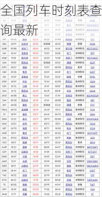 全国列车时刻表查询最新-第3张图片-欧景旅游网