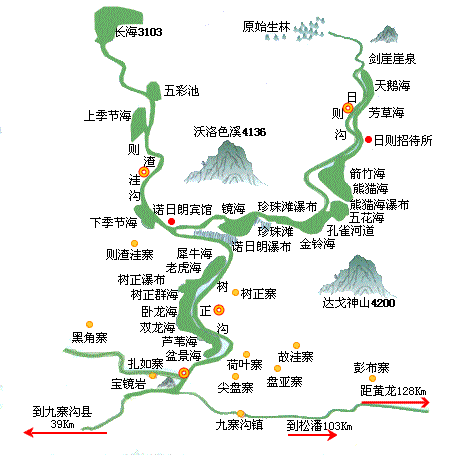 九寨沟位于哪里-第3张图片-欧景旅游网