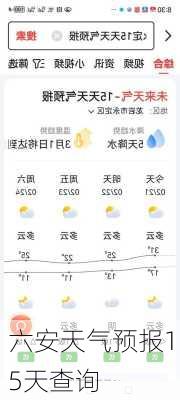 六安天气预报15天查询-第3张图片-欧景旅游网