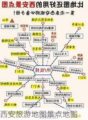 西安旅游地图景点地图-第2张图片-欧景旅游网