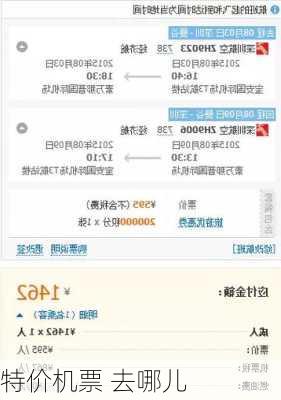 特价机票 去哪儿-第2张图片-欧景旅游网