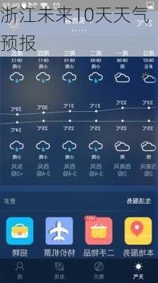 浙江未来10天天气预报-第2张图片-欧景旅游网