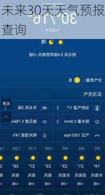 未来30天天气预报查询-第2张图片-欧景旅游网