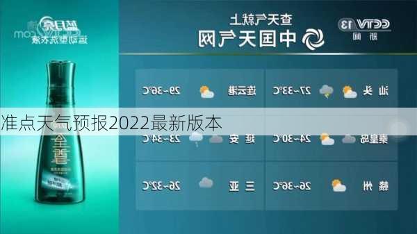 准点天气预报2022最新版本