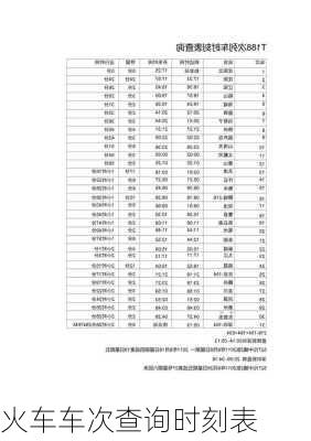 火车车次查询时刻表-第2张图片-欧景旅游网