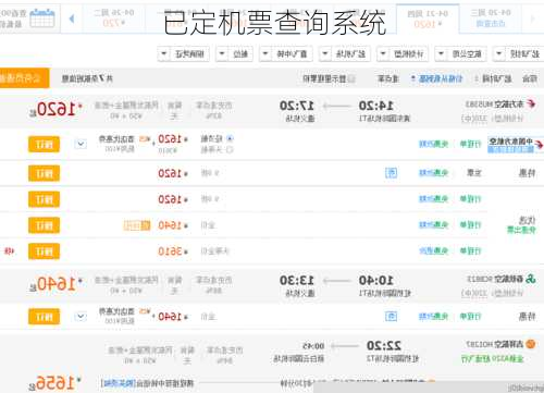 已定机票查询系统-第2张图片-欧景旅游网