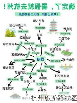 杭州旅游路线图-第1张图片-欧景旅游网