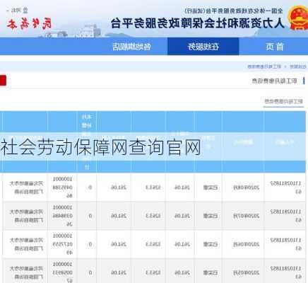 社会劳动保障网查询官网-第2张图片-欧景旅游网