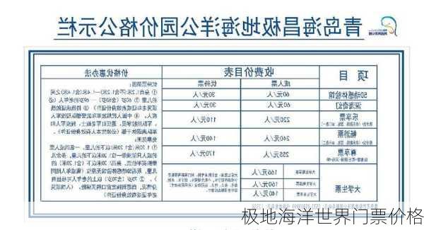 极地海洋世界门票价格-第2张图片-欧景旅游网