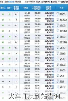 火车几点到站查询-第1张图片-欧景旅游网