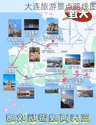 大连旅游景点路线图