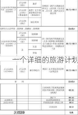 一个详细的旅游计划-第3张图片-欧景旅游网