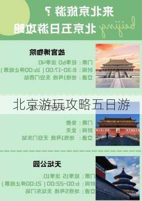 北京游玩攻略五日游-第2张图片-欧景旅游网