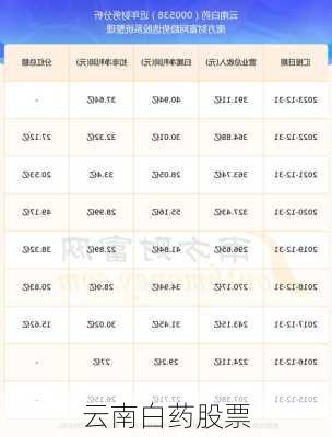 云南白药股票-第3张图片-欧景旅游网
