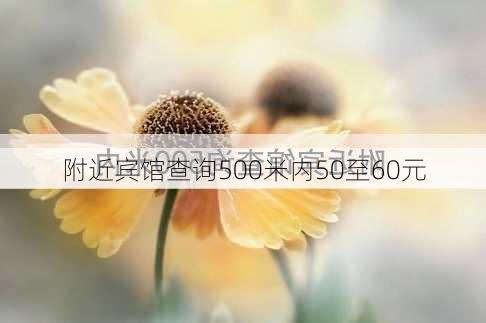 附近宾馆查询500米内50至60元-第1张图片-欧景旅游网