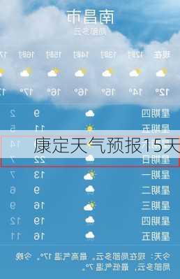 康定天气预报15天-第2张图片-欧景旅游网