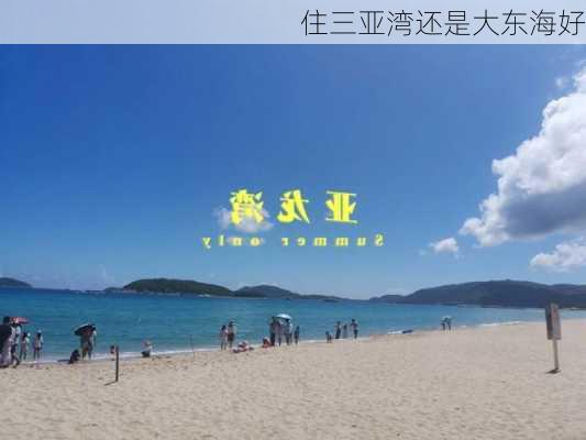 住三亚湾还是大东海好-第2张图片-欧景旅游网