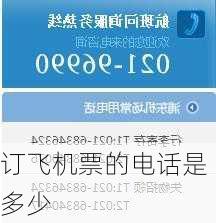 订飞机票的电话是多少-第3张图片-欧景旅游网