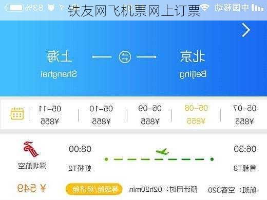 铁友网飞机票网上订票-第3张图片-欧景旅游网