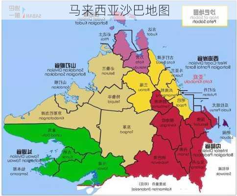 马来西亚沙巴地图