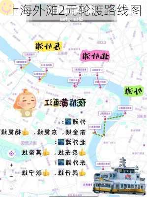 上海外滩2元轮渡路线图-第2张图片-欧景旅游网