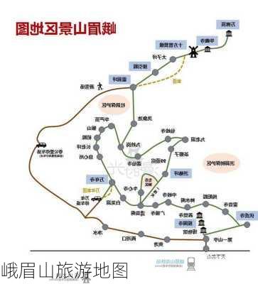 峨眉山旅游地图-第3张图片-欧景旅游网