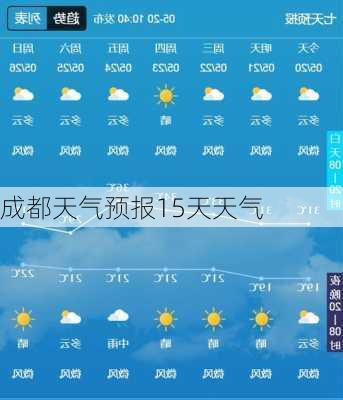 成都天气预报15天天气-第2张图片-欧景旅游网