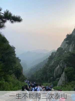 一生不能爬三次泰山-第2张图片-欧景旅游网