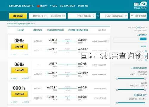 国际飞机票查询预订-第2张图片-欧景旅游网