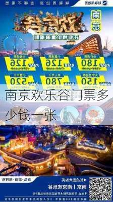 南京欢乐谷门票多少钱一张-第1张图片-欧景旅游网