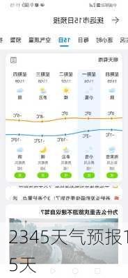 2345天气预报15天-第3张图片-欧景旅游网