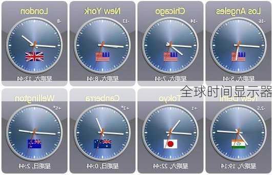 全球时间显示器-第1张图片-欧景旅游网